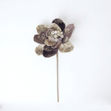 12" Magnolia Stem Set Of 4