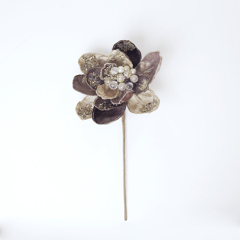 12" Magnolia Stem Set Of 4