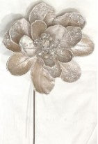 12" Magnolia Stem Set Of 4