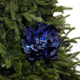 12" Magnolia Stem Set Of 4