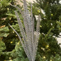 27" Silver Glitter Fern Set of 6
