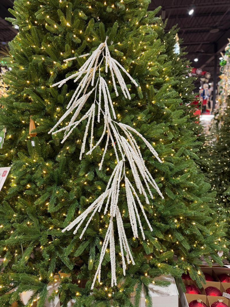 5 FT White Snow Garland