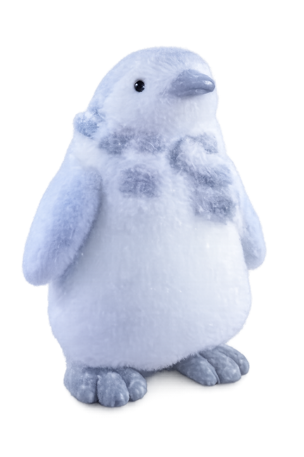 18" Penguin With Grey Scarf