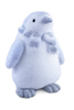 18" Penguin With Grey Scarf