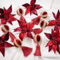 Red & Burgundy Opulence Ornament & Flower Bundle