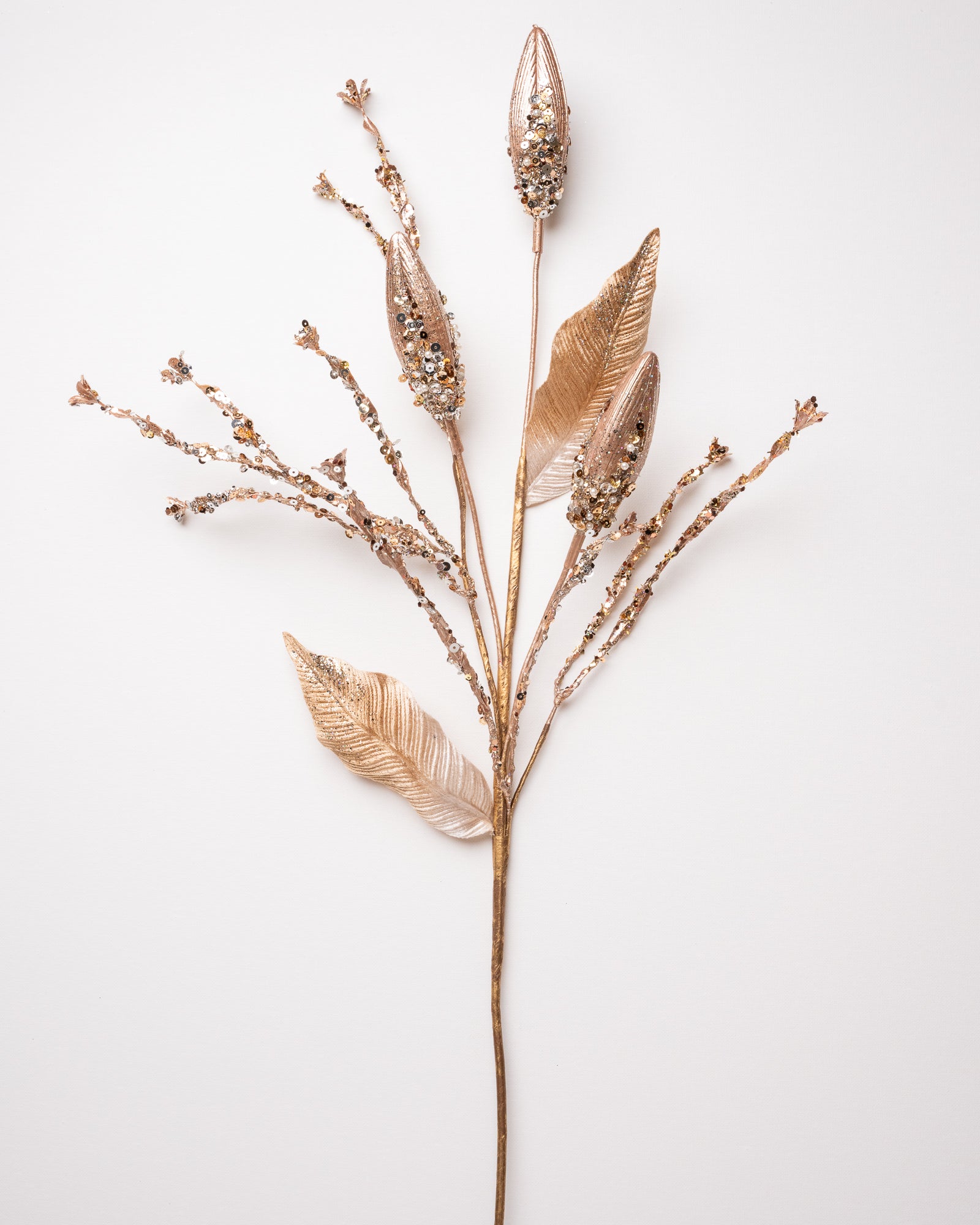 32" Glittered Twig Spray Set Of 6