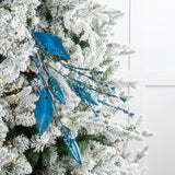 32" Glittered Twig Spray Set Of 6