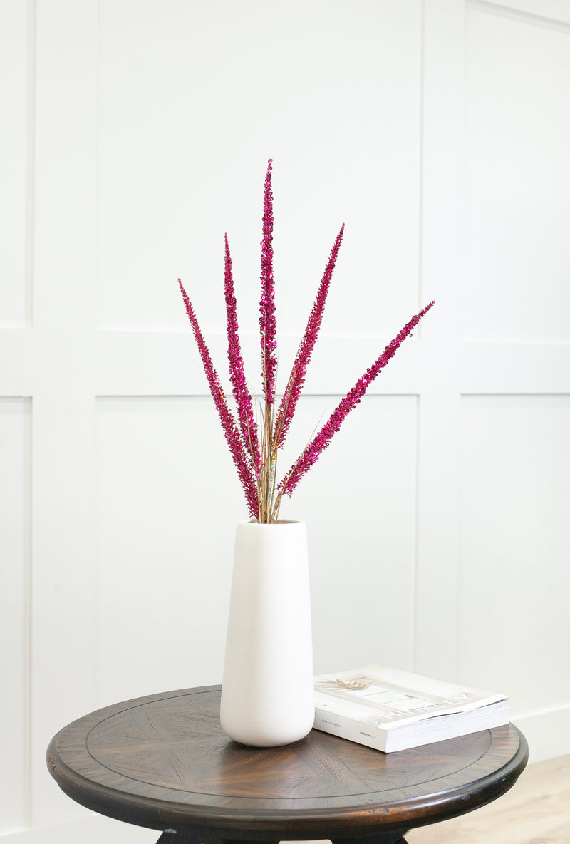Juego de 6 pulverizadores decorativos con purpurina de 35"