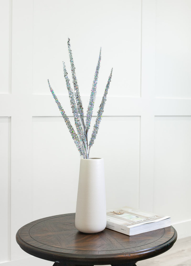 Juego de 6 pulverizadores decorativos con purpurina de 35"