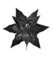 12" Glitter Poinsettia Pick Set Of 6
