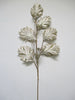 33" Platinum Leaf Branch Set Of 6