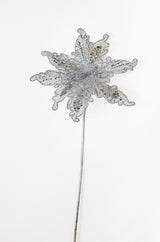 25" Lace Poinsettia Set Of 6