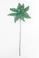 25" Lace Poinsettia Set Of 6