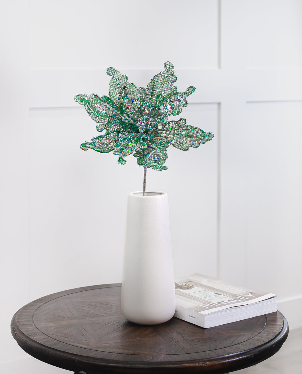 25" Lace Poinsettia Set Of 6