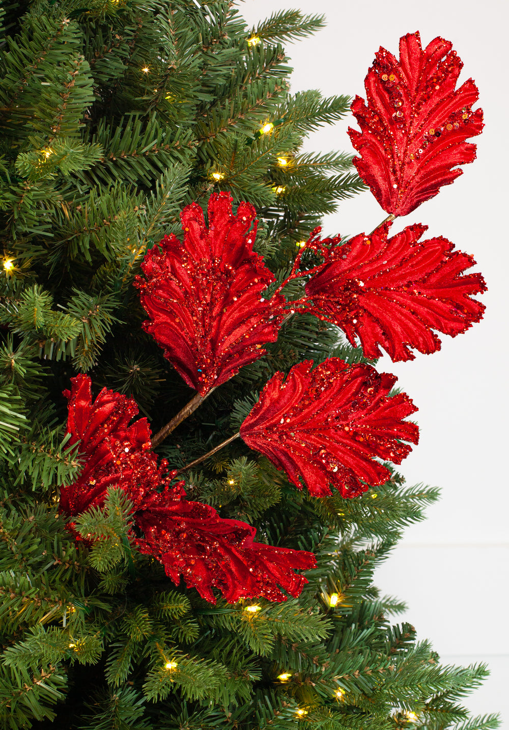 33" Leaf Branch Set Of 6