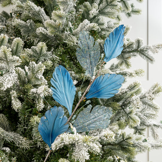31" Blue Gray Branch Set Of 6