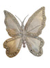 10" Ivory Jewel Butterfly Pick Set Of 4