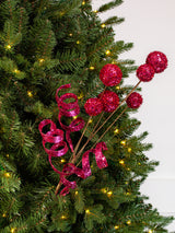 28" Glitter Ball Spray Set Of 6