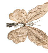 7" Pearl Butterfly Clip Set Of 6