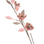 36" Pink Magnolia Leaf Spray Set Of 4