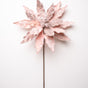 18" Icy Blush Pink Poinsettia Set Of 2