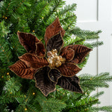 18" Poinsettia Set Of 6