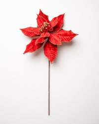 18" Poinsettia Set Of 6