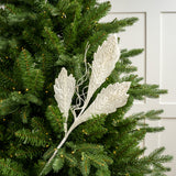 33" Silver Glitter Fancy Diamond Spray Set Of 6