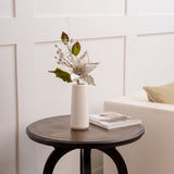 17" Poinsettia With Leaves Pick Set Of 6