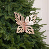 12" Cappuccino Glitter Butterfly Set Of 4