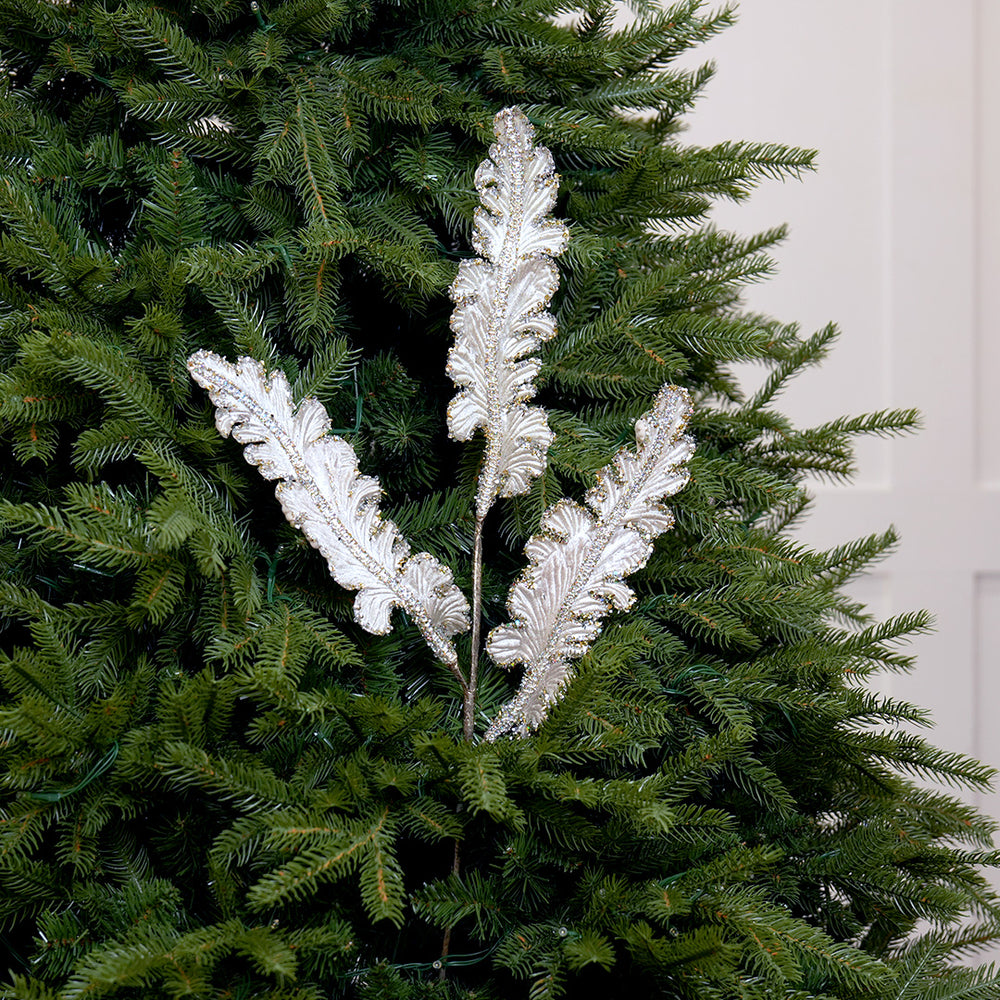 32" Platinum Acanthus Spray Set Of 6