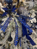 29" Blue Diamond Leaf Spray Set Of 6