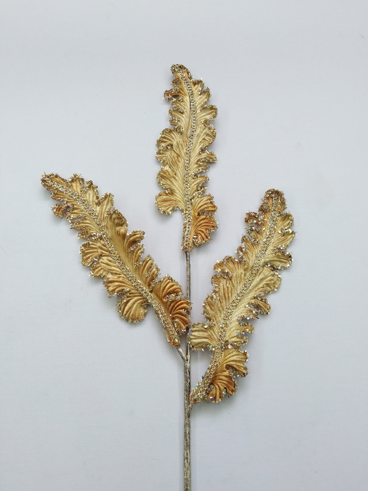 32" Gold Acanthus X3 Spray Set Of 6