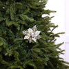 13" Mini Platinum Holly Clip Set Of 6