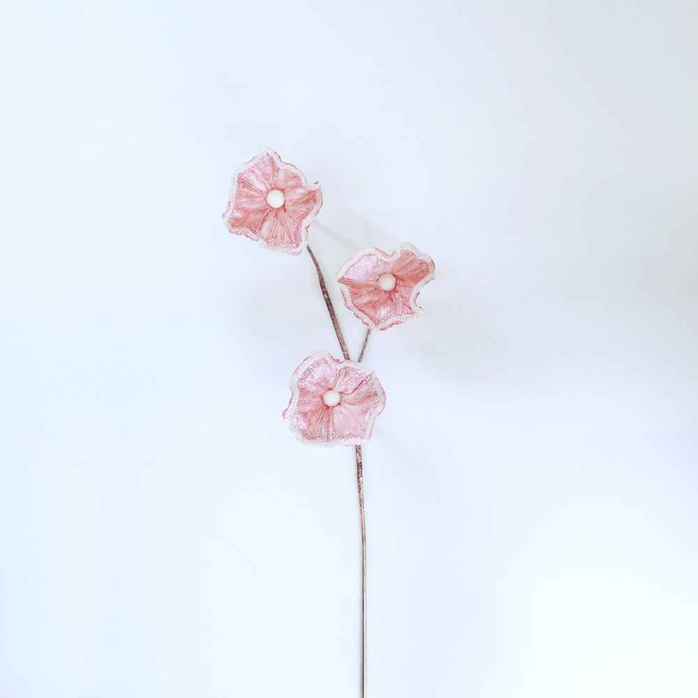 25" Pink Trumpet Spray Set Of 6