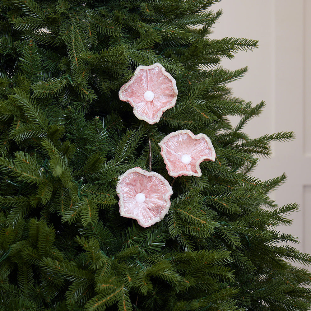 25" Pink Trumpet Spray Set Of 6