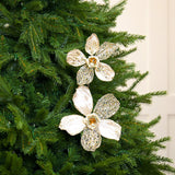 22" Platinum Magnolia Spray Set Of 6