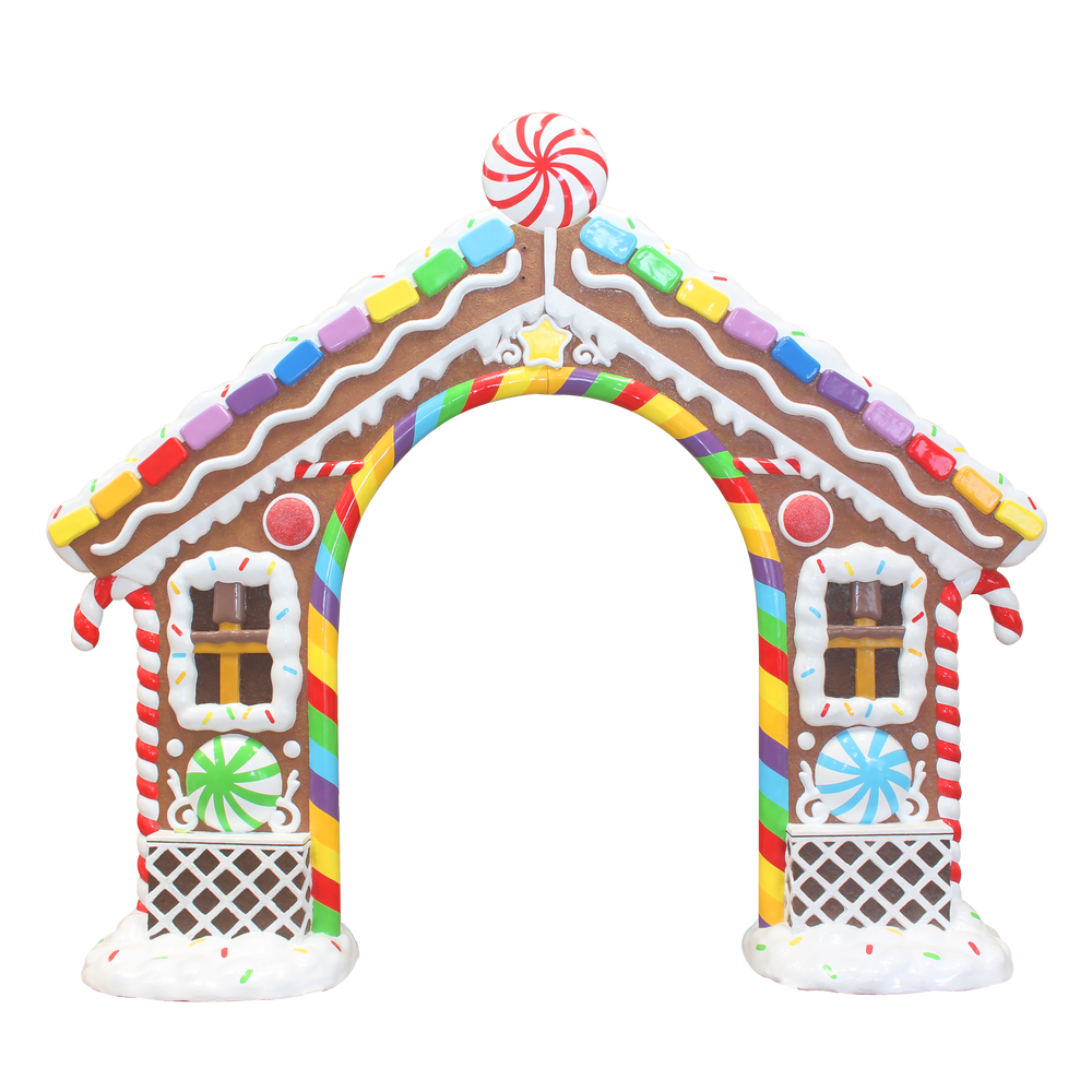13 FT X 3 FT X 11 FT Gingerbread Archway