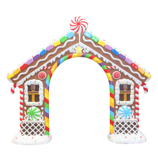 Arco de pan de jengibre de 13 pies x 3 pies x 11 pies