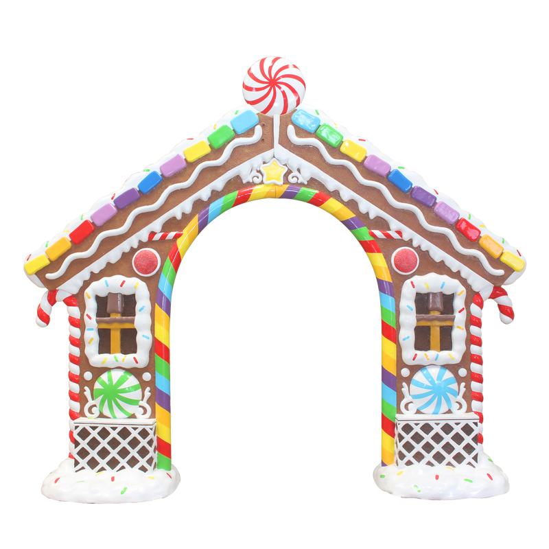 13 FT X 3 FT X 11 FT Gingerbread Archway