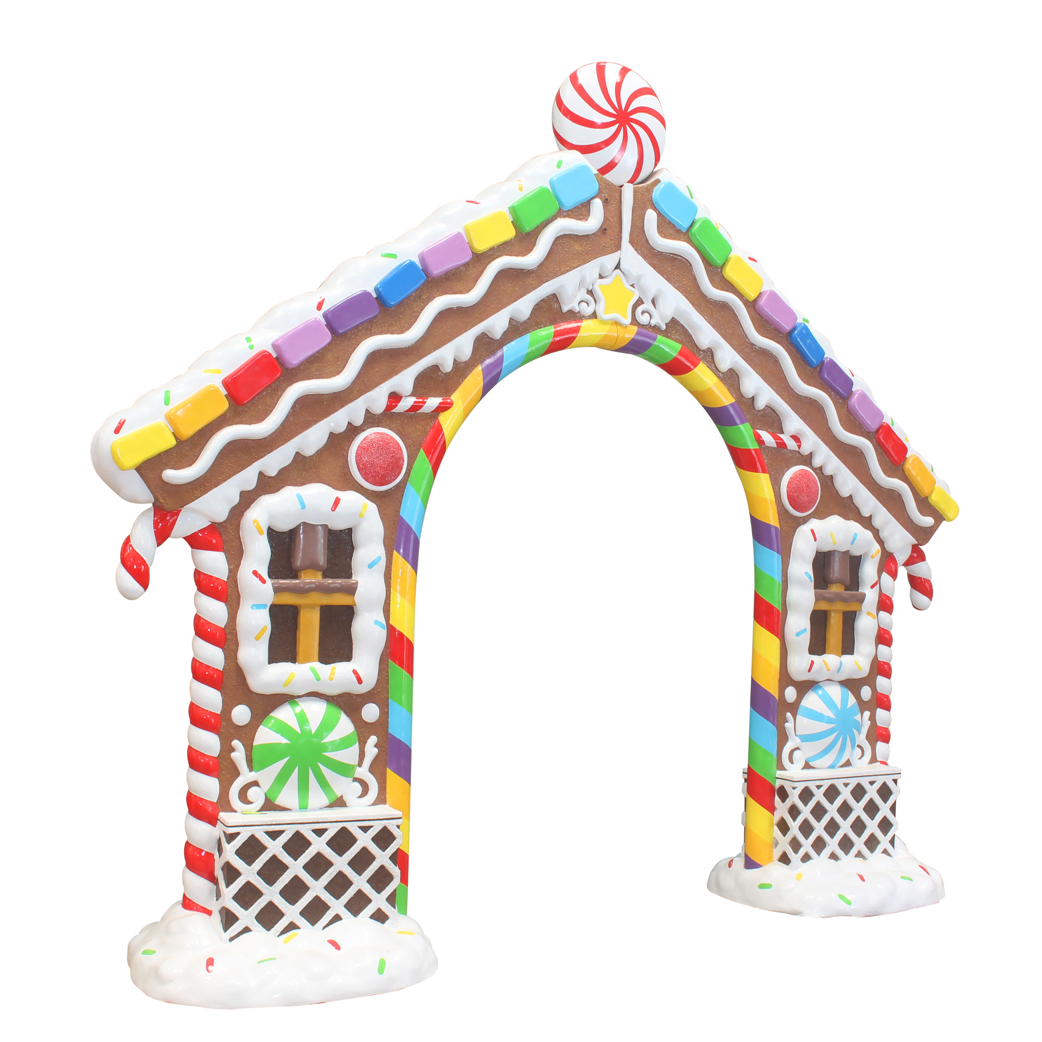 13 FT X 3 FT X 11 FT Gingerbread Archway