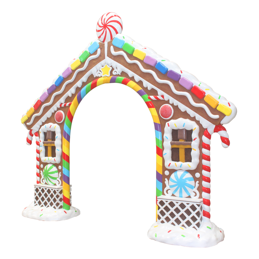 13 FT X 3 FT X 11 FT Gingerbread Archway