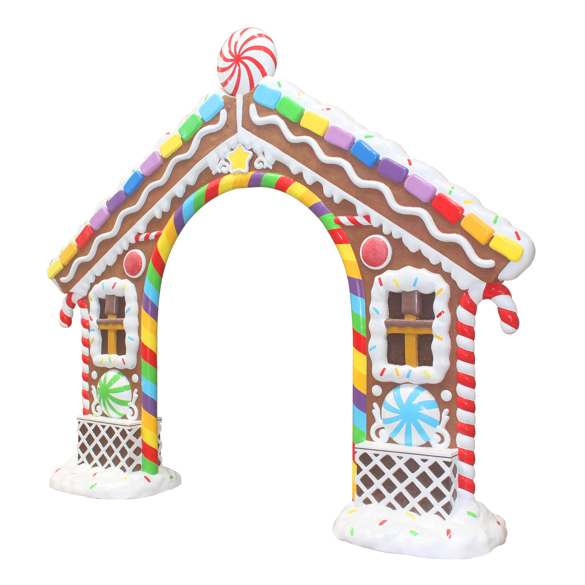 13 FT X 3 FT X 11 FT Gingerbread Archway