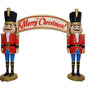 11 FT Merry Christmas with Soldiers Arch