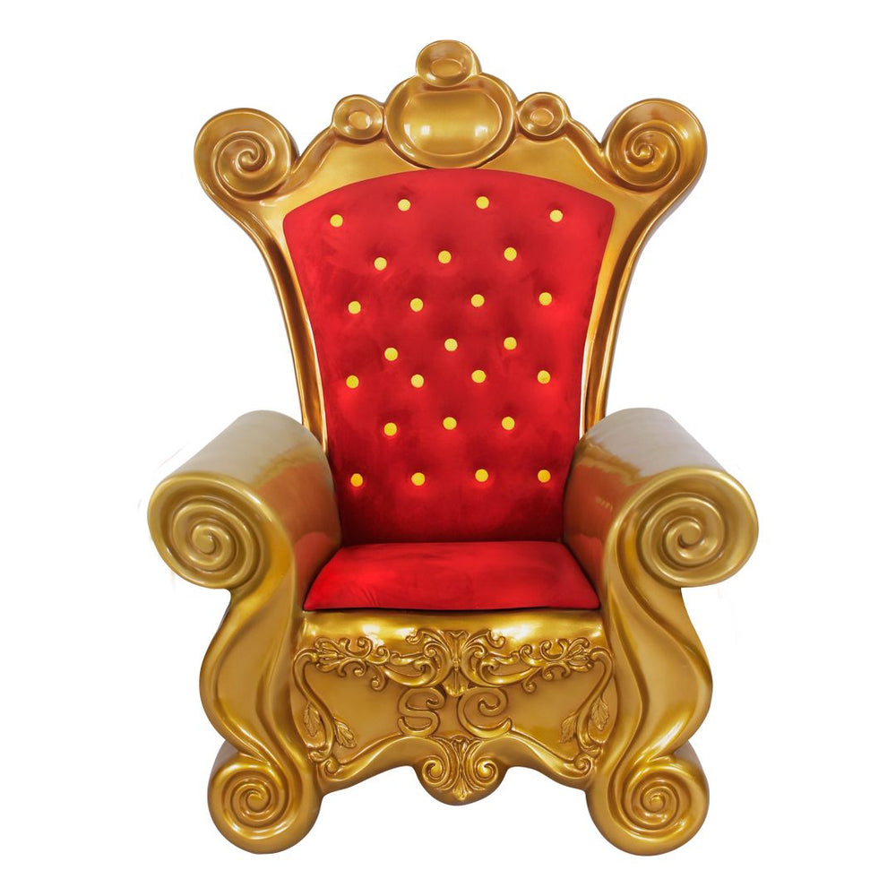 5 FT Red & Gold Santa Chair