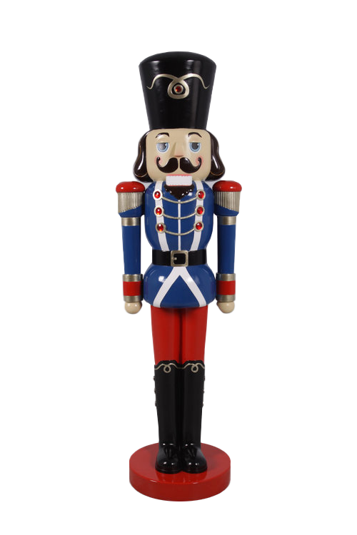 6 FT Blue & Red Nutcracker