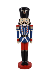 6 FT Blue & Red Nutcracker