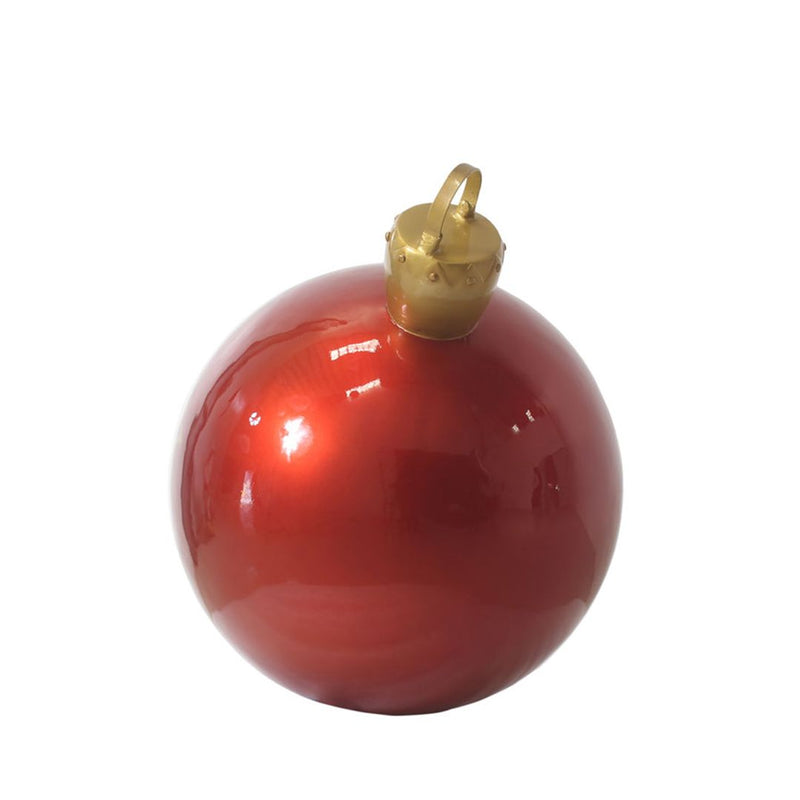 Bola roja de Feliz Navidad de 3 pies