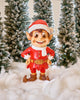 Elfo de Papá Noel rojo de 3 pies