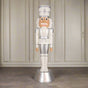 9 FT White & Silver Nutcracker
